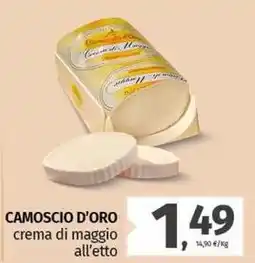 Pam CAMOSCIO D'ORO crema di maggio all'etto offerta