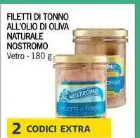 Eté Filetti di tonno all'olio di oliva naturale NOSTROMO offerta