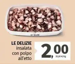 Pam LE DELIZIE insalata con polpo all'etto offerta