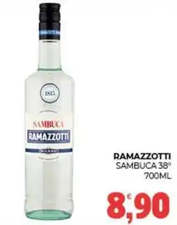 Eté Ramazzotti sambuca 38° offerta