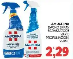 Eté Amuchina bagno spray sgrassatore varie profumazioni offerta