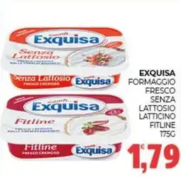 Eté Exquisa formaggio fresco senza lattosio latticino fitline offerta