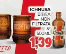Eté Ichnusa birra non filtrata offerta