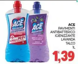 Eté Ace pavimenti antibatterico igienizzante lavanda talco offerta