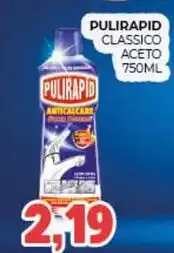 Eté Pulirapid classico aceto offerta