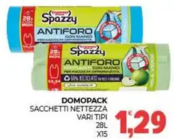 Eté Domopack sacchetti nettezza vari tipi x15 offerta