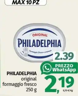 Pam PHILADELPHIA original formaggio fresco offerta