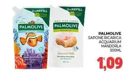 Eté Palmolive sapone ricarica acquarium mandorla offerta