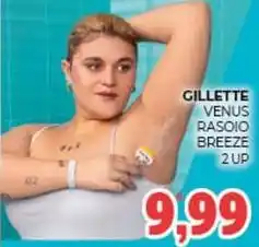 Eté Gillette venus rasoio breeze 2 UP offerta