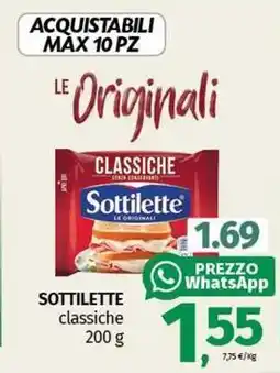 Pam SOTTILETTE classiche offerta