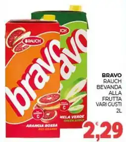 Eté Bravo rauch bevanda alla frutta vari gusti offerta