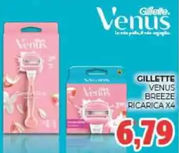 Eté Gillette venus breeze ricarica x4 offerta