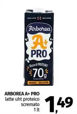 Pam ARBOREA A+ PRO latte uht proteico scremato offerta