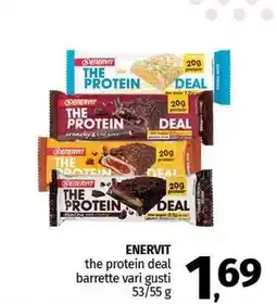 Pam ENERVIT the protein deal barrette vari gusti offerta