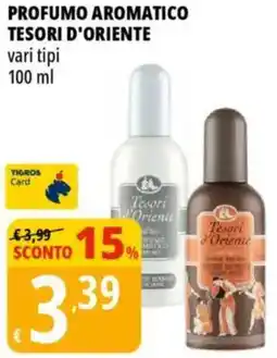 Tigros Profumo aromatico tesori d'oriente offerta