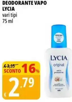 Tigros Deodorante vapo LYCIA offerta