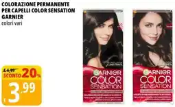 Tigros Colorazione permanente per capelli color sensation garnier offerta