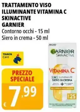 Tigros Trattamento viso illuminante vitamina c skinactive GARNIER offerta