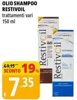 Tigros Olio shampoo restivoil offerta