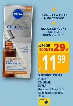 Tigros Siero viso expert filler cellular NIVEA offerta