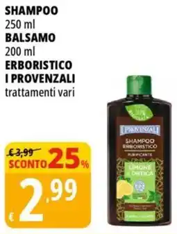 Tigros Shampoo, balsamo erboristico i provenzali offerta