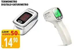 Tigros Termometro digitale+saturimetro offerta