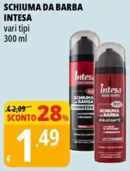 Tigros Schiuma da barba INTESA offerta