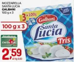 Crai Mozzarella santa lucia GALBANI offerta