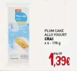 Crai Plum cake allo yogurt CRAI offerta