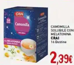 Crai Camomilla solubile con melatonina CRAI offerta