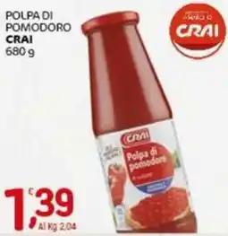 Crai Polpa di pomodoro CRAI offerta