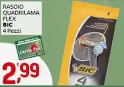 Crai Rasoio quadrilama flex BIC offerta