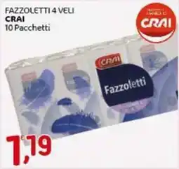 Crai Fazzoletti 4 veli CRAI offerta