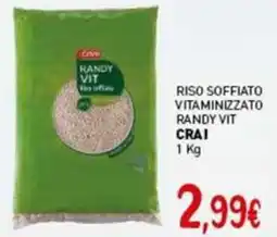 Crai Riso soffiato vitaminizzato randy vit CRAI offerta