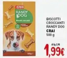 Crai Biscotti croccanti randy dog CRAI offerta
