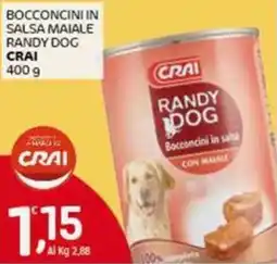 Crai Bocconcini in salsa maiale randy dog CRAI offerta