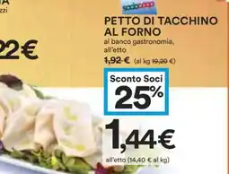 Coop Petto di Tacchino al Forno offerta