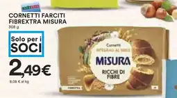 Coop CORNETTI FARCITI FIBREXTRA MISURA offerta