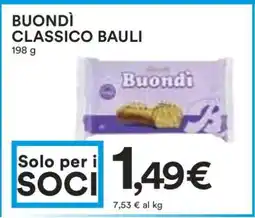 Coop Buondi classico BAULI offerta