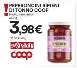 Coop PEPERONCINI RIPIENI DI TONNO COOP offerta