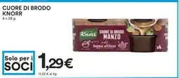 Coop CUORE DI BRODO KNORR offerta