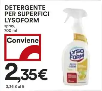 Coop DETERGENTE PER SUPERFICI LYSOFORM offerta
