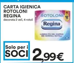 Coop Carta Igienica Rotoloni Regina offerta