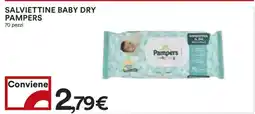 Coop Salviettine Baby-Dry Pampers offerta