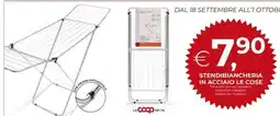 Coop STENDIBIANCHERIA IN ACCIAIO LE COSE offerta