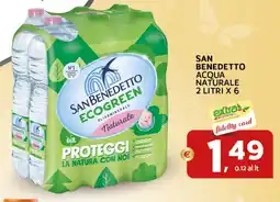 Extra Supermercati San benedetto acqua naturale offerta