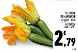 Conad Zucchine romanesche offerta
