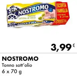 Iper Tosano NOSTROMO Tonno sott'olio offerta