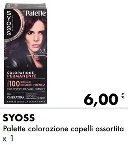 Iper Tosano SYOSS Palette colorazione capelli assortita offerta