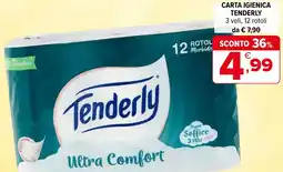Iperal Carta igienica tenderly offerta